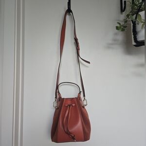 NWOT Furla Miastella Bucket Bag in Burnt Orange